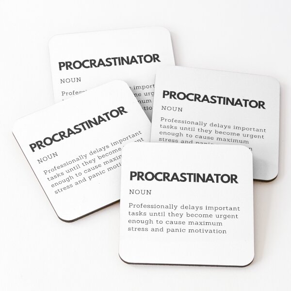 Item preview, Professional Last Minute Procrastinator Definition designed and sold by PakoArtStudio.