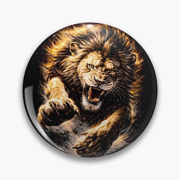 Item preview, Fierce Lion Attack designed and sold by MKDSN.