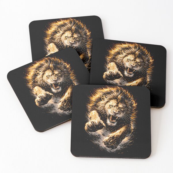 Item preview, Fierce Lion Attack designed and sold by MKDSN.