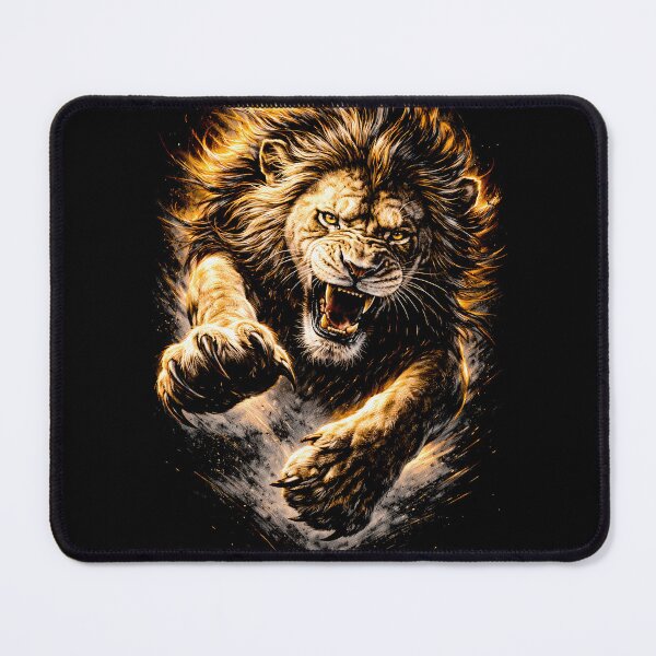 Item preview, Fierce Lion Attack designed and sold by MKDSN.
