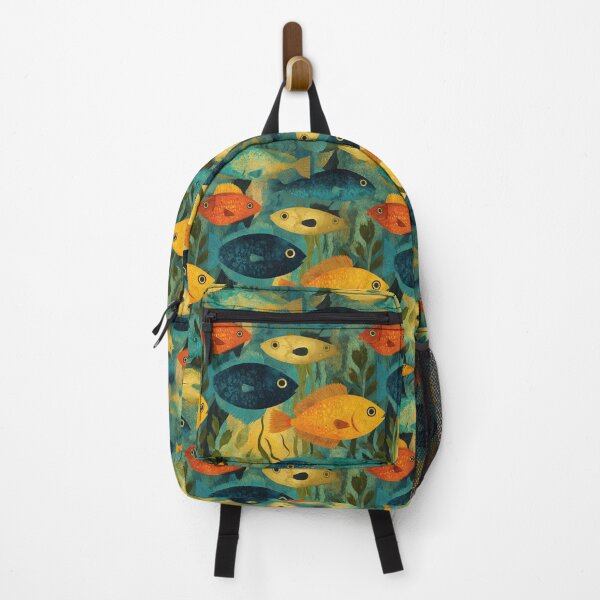 Item preview, Yellow and Blue Fish Underwater Pattern designed and sold by Piotrek0001.