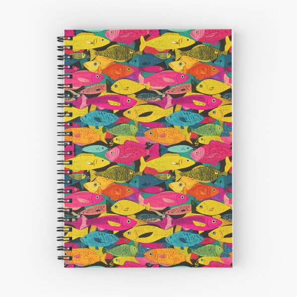 Item preview, Vibrant Pink Blue and Yellow Fish designed and sold by Piotrek0001.