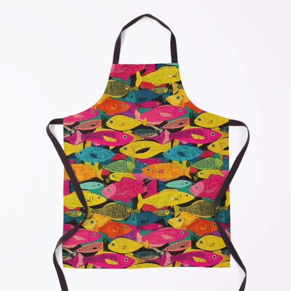 Item preview, Vibrant Pink Blue and Yellow Fish designed and sold by Piotrek0001.