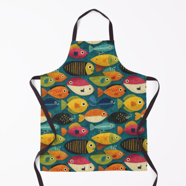 Item preview, Red Yellow and Blue Simple Fish Shapes designed and sold by Piotrek0001.