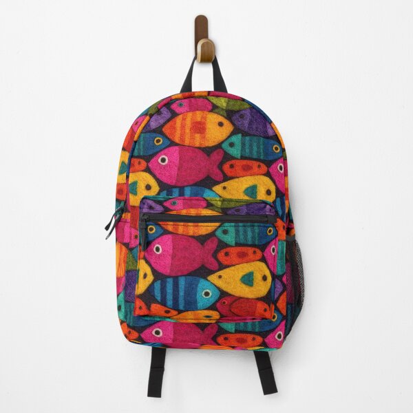Item preview, Colorful Dense Fish School Mosaic designed and sold by Piotrek0001.