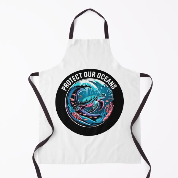 Item preview, Protect Our Oceans Turtle T-Shirt – Sea Turtle Marine Life Design for Ocean Lovers & Eco Friendly Gift Buyers designed and sold by GemBob Creations.