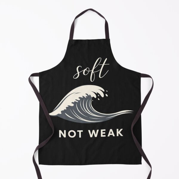 Item preview, Soft Not Weak Wave Shirt, Ocean Strength Quote T-Shirt, Minimalist Aesthetic Graphic Tee, Mental Health Empowerment Apparel designed and sold by ZEBBEDE - Minimal Streetwear .