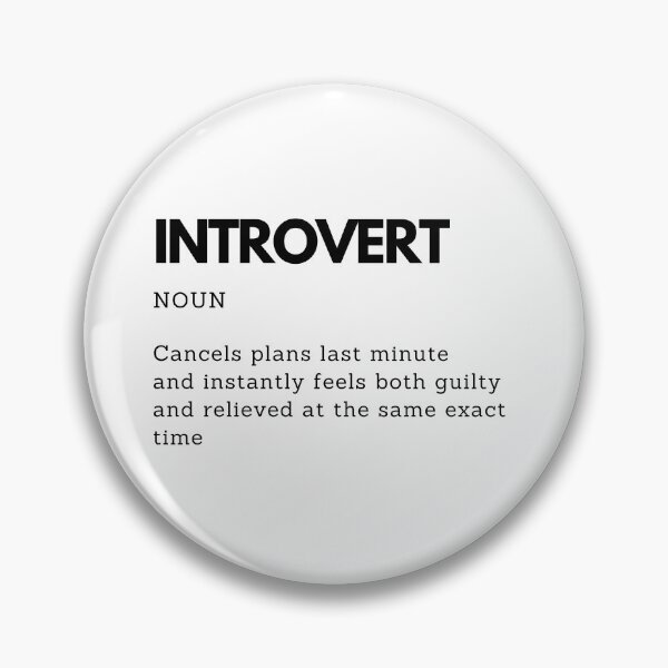 Item preview, Introvert Mindset Humor Style Definition designed and sold by PakoArtStudio.