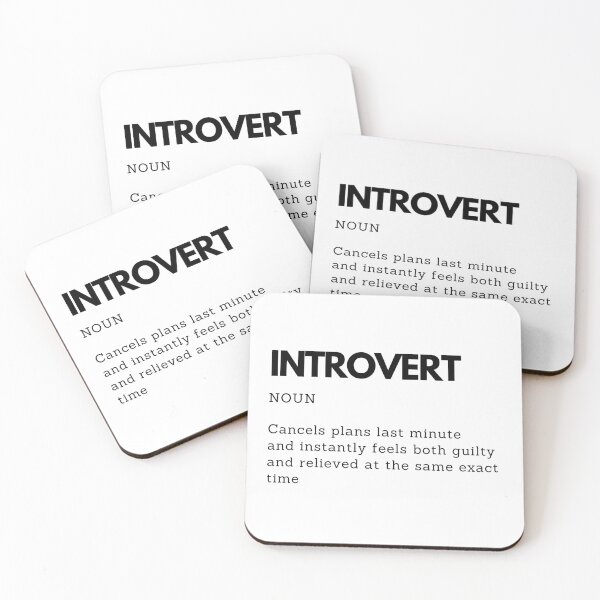 Item preview, Introvert Mindset Humor Style Definition designed and sold by PakoArtStudio.