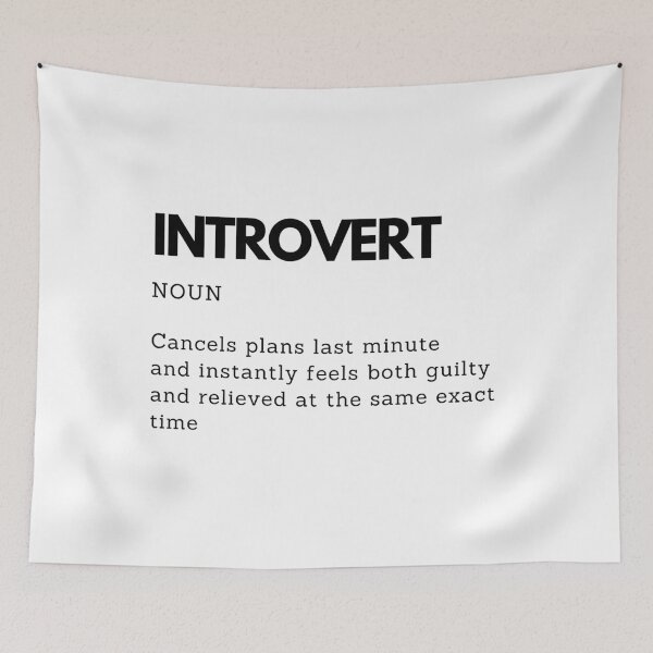 Item preview, Introvert Mindset Humor Style Definition designed and sold by PakoArtStudio.