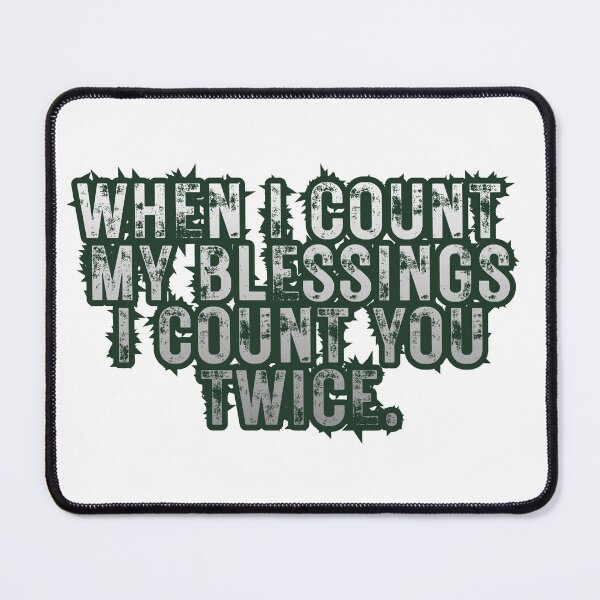 Item preview, Count Blessings Uplifting Deep Funny Humility LOVE QUOTES designed and sold by myriamprincilis.