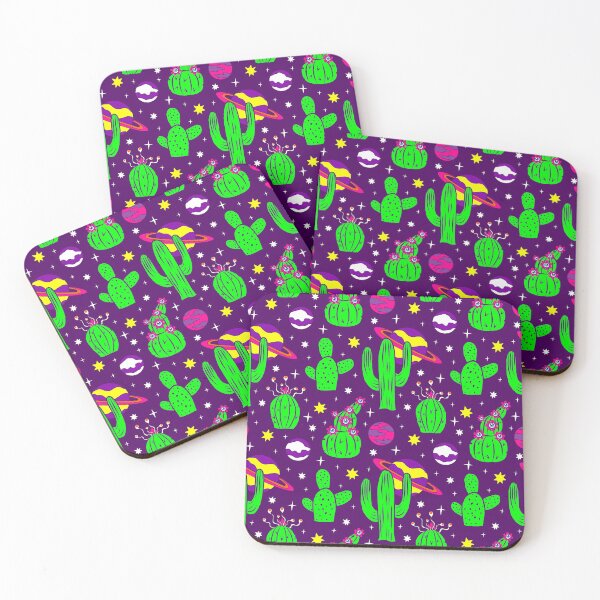 Item preview, outer space cactus desert alien planets purple designed and sold by Gossip Rag.