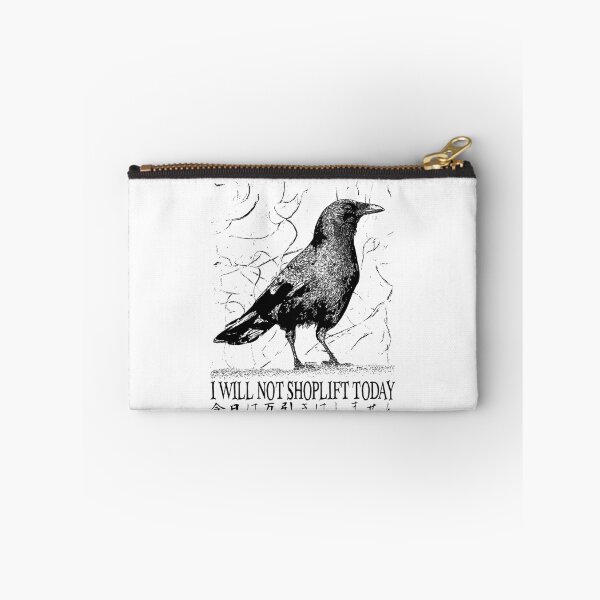 Item preview, I Will Not Shoplift Today Crow designed and sold by VintageMedatsu.