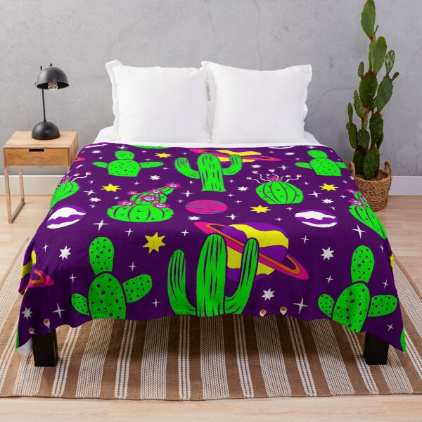 Item preview, outer space cactus desert alien planets purple designed and sold by Gossip Rag.