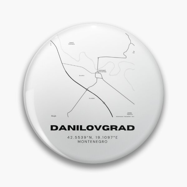 Item preview, Danilovgrad Montenegro Minimalist Map Poster | Elegant City Layout Art designed and sold by RM-Journey.