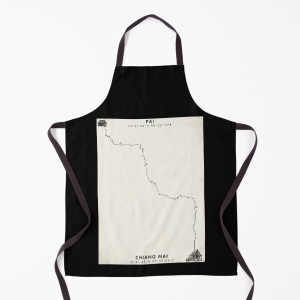 Item preview, Chiang Mai to Pai 762 Curves Route Poster | Southeast Asia Travel designed and sold by SHELOPS.