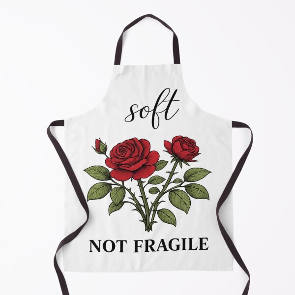 Item preview, Soft Not Fragile Rose Shirt, Feminine Strength Quote T-Shirt, Self Love Mental Health Tee, Minimalist Floral Graphic designed and sold by ZEBBEDE - Minimal Streetwear .
