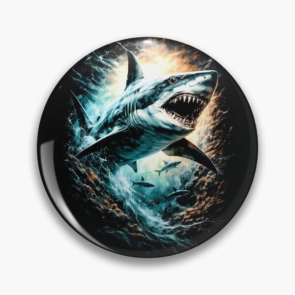 Item preview, Savage Great White Shark designed and sold by MKDSN.