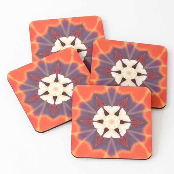 Item preview, Radiant Floral Mandala in Warm Colors designed and sold by SilentBloomLab.