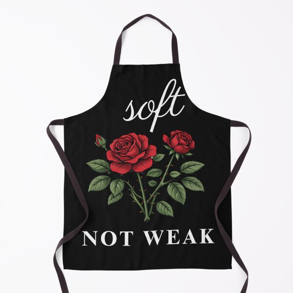 Item preview, Soft Not Weak Rose Shirt, Feminine Strength Quote T-Shirt, Mental Health Positive Graphic Tee, Self Love Apparel designed and sold by ZEBBEDE - Minimal Streetwear .
