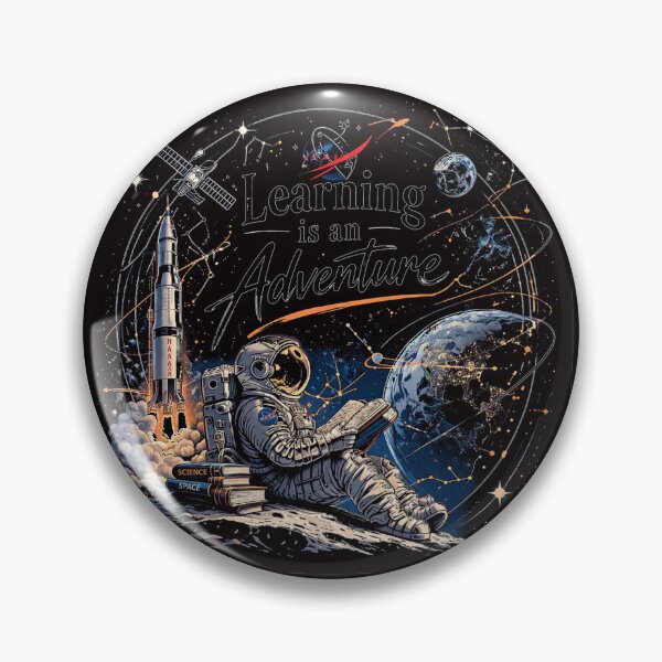 Item preview, Learning Is An Adventure – Space Explorer NASA Style designed and sold by KSz2026.