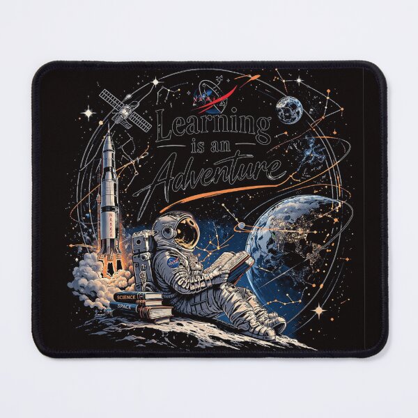 Item preview, Learning Is An Adventure – Space Explorer NASA Style designed and sold by KSz2026.