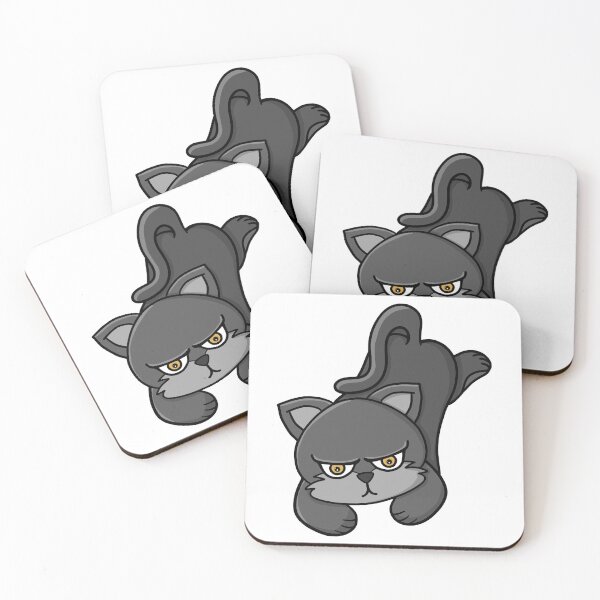 Item preview, Grouchy Grey Cat designed and sold by shopdiego.