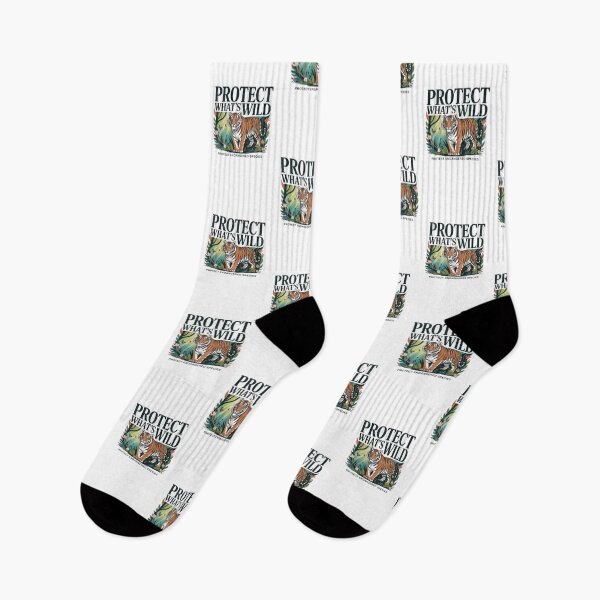 Item preview, Protect What’s Wild Tiger T-Shirt – Jungle Wildlife Conservation Art for Animal Lovers & Eco Friendly Gift Buyers designed and sold by GemBob Creations.