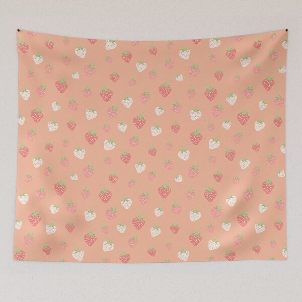 Item preview, Esparcir fresas, melocotones y frutos del bosque de verano designed and sold by Patternandflow.