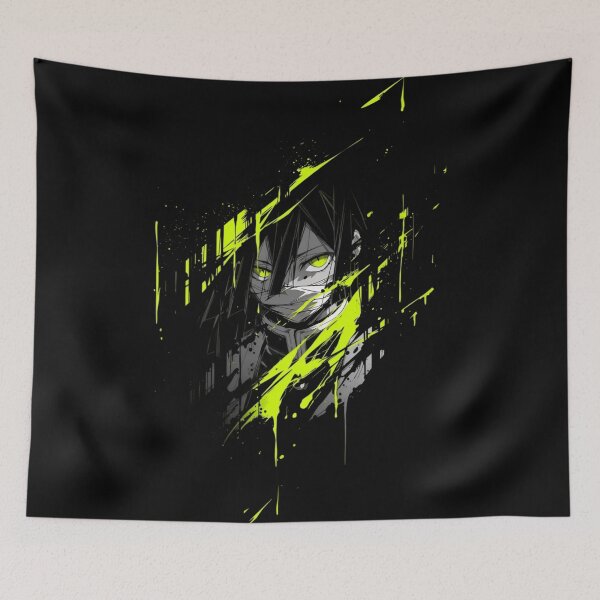 Item preview, Obanai Iguro Neon Toxic Splash Aesthetic Anime Art designed and sold by Dyan4.