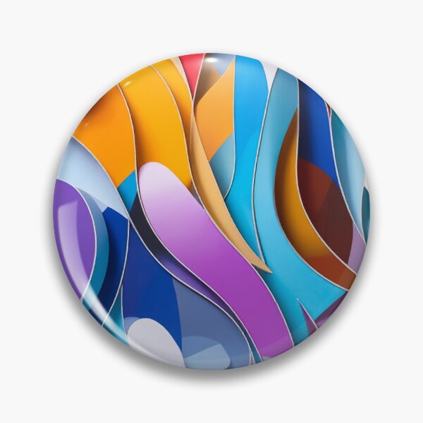 Item preview, Fluid Paper Shapes – Colorful Abstract Organic Design designed and sold by NizuCaCi.