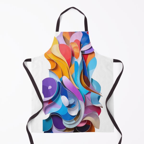 Item preview, Fluid Paper Shapes – Colorful Abstract Organic Design designed and sold by NizuCaCi.