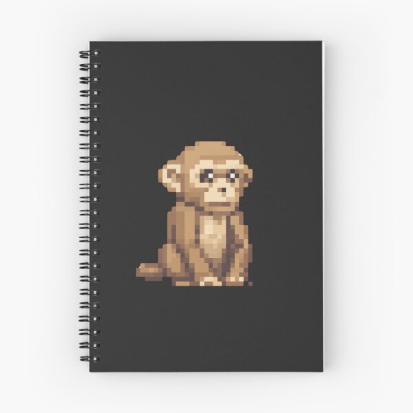 Item preview, Retro Pixel Art Monkey – 8-Bit Monkey Sticker for Video Game Fans designed and sold by bsbd-action.