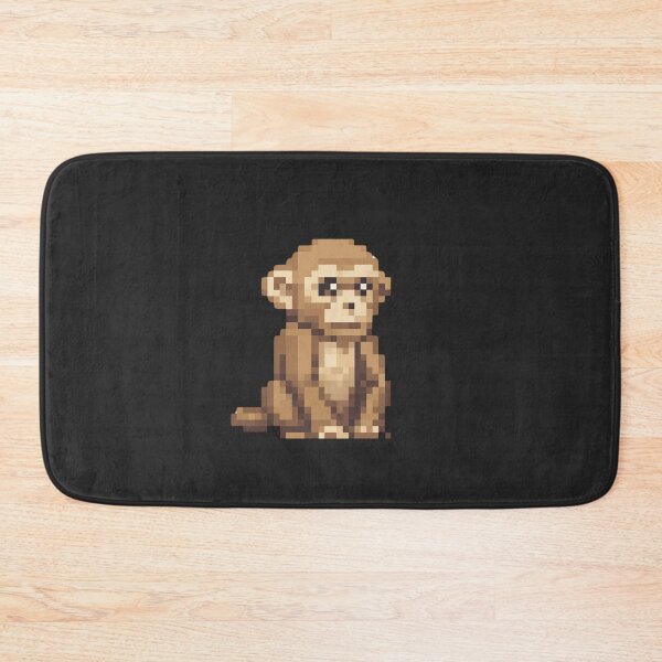 Item preview, Retro Pixel Art Monkey – 8-Bit Monkey Sticker for Video Game Fans designed and sold by bsbd-action.