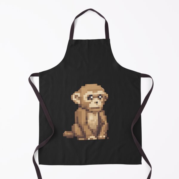 Item preview, Retro Pixel Art Monkey – 8-Bit Monkey Sticker for Video Game Fans designed and sold by bsbd-action.