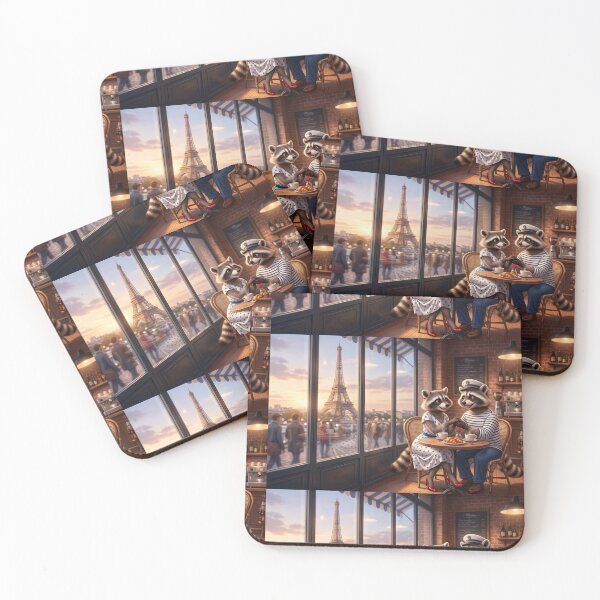 Item preview, Loving raccoons in Paris. designed and sold by Natalia-Vlad.