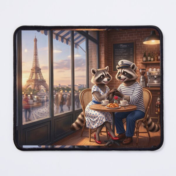 Item preview, Loving raccoons in Paris. designed and sold by Natalia-Vlad.