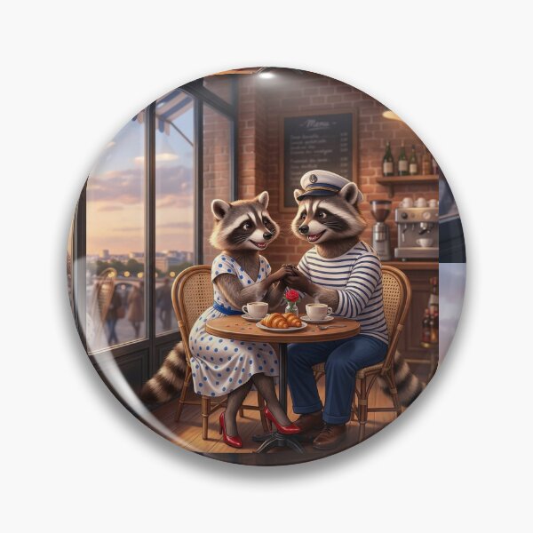Item preview, Loving raccoons in Paris. designed and sold by Natalia-Vlad.