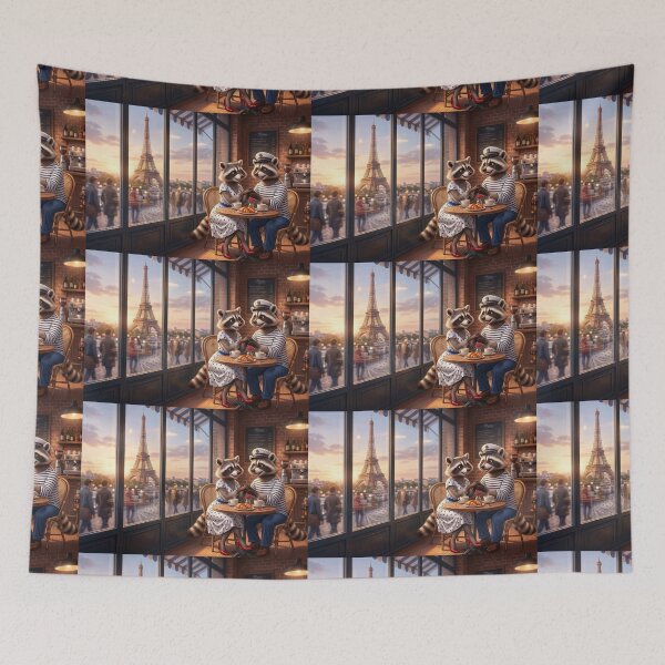 Item preview, Loving raccoons in Paris. designed and sold by Natalia-Vlad.