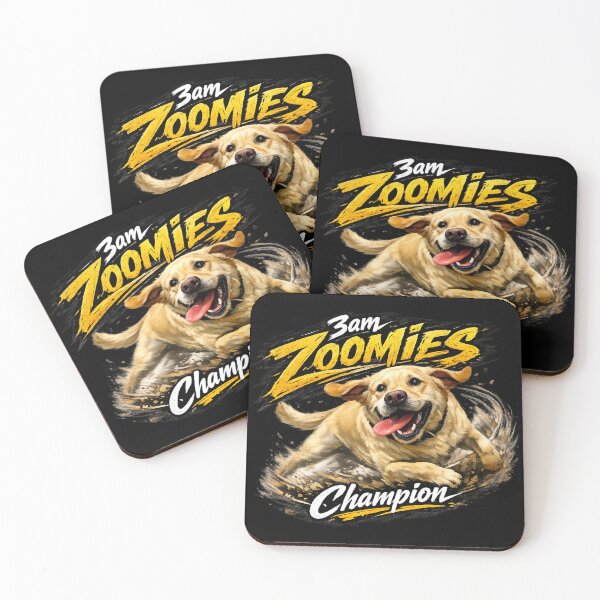 Item preview, 3AM Zoomies Champion Labrador – Funny Dog Chaos Graphic, Hyper Puppy Energy Meme Design designed and sold by 486DesignCo.