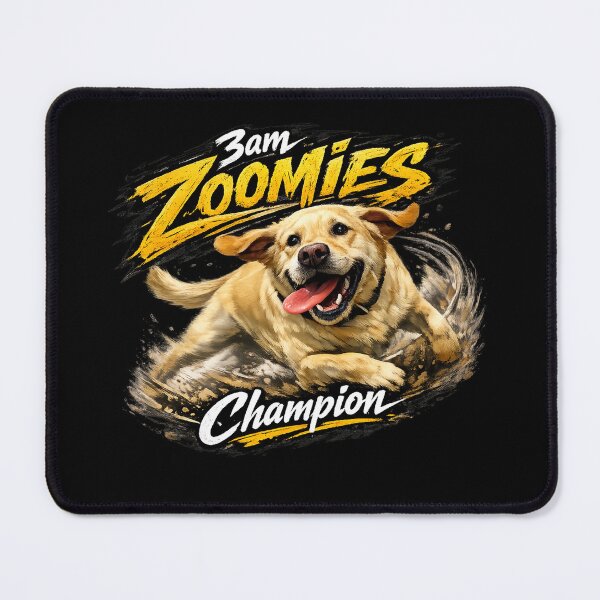 Item preview, 3AM Zoomies Champion Labrador – Funny Dog Chaos Graphic, Hyper Puppy Energy Meme Design designed and sold by 486DesignCo.