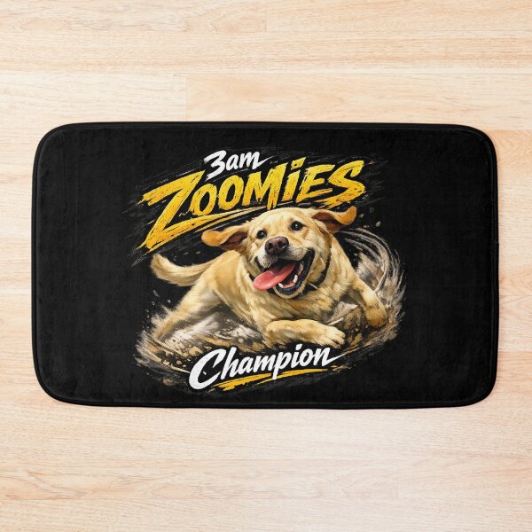 Item preview, 3AM Zoomies Champion Labrador – Funny Dog Chaos Graphic, Hyper Puppy Energy Meme Design designed and sold by 486DesignCo.