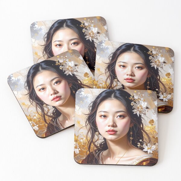 Item preview, Artistic Asian Woman Soft Portrait designed and sold by BetweenForms.