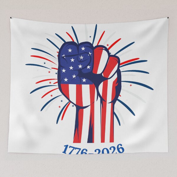 Item preview, USA 250th Anniversary Fist – Patriotic 4th of July 1776-2026 Celebration designed and sold by By Dana Studio.