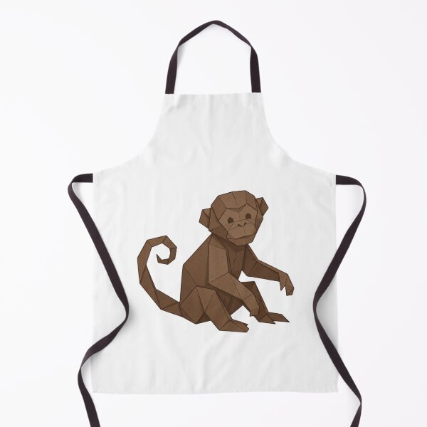 Item preview, Kraft Paper Monkey – Cardboard Style Monkey Sticker for Designers designed and sold by bsbd-action.
