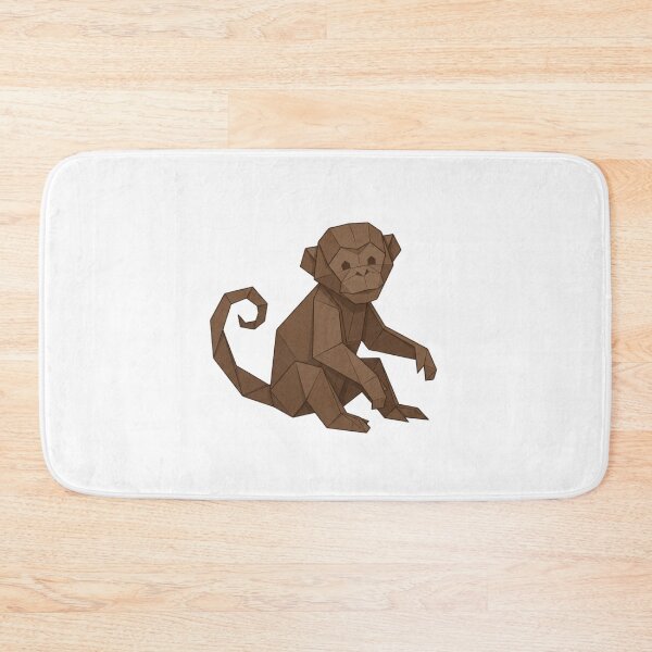 Item preview, Kraft Paper Monkey – Cardboard Style Monkey Sticker for Designers designed and sold by bsbd-action.