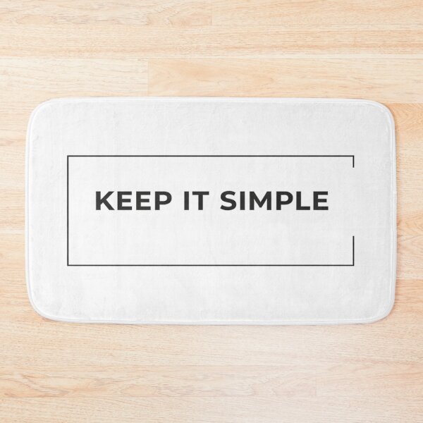 Item preview, Keep It Simple Minimal Typography Frame designed and sold by Wolf Creator.
