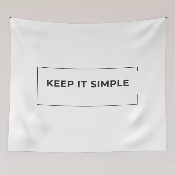 Item preview, Keep It Simple Minimal Typography Frame designed and sold by Wolf Creator.