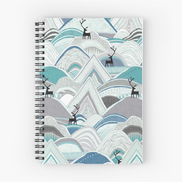 Item preview, caribou mountains blue designed and sold by scrummy.