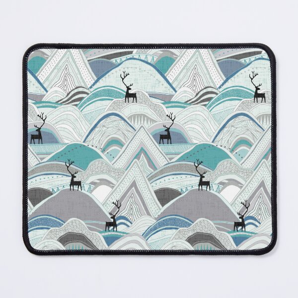 Item preview, caribou mountains blue designed and sold by scrummy.